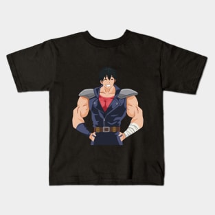 How Many Kilograms are the Dumbbells You Lift? - Machio Cosplay Kenshiro Kids T-Shirt